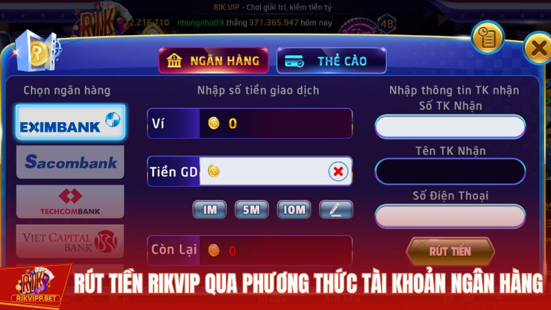 Tại Rikvipclub5, Xóc đĩa được tái hiện một cách sống động